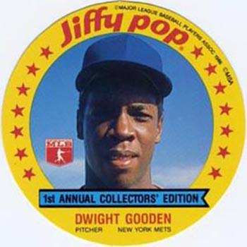 1986 Jiffy Pop Discs - Promos #NNO Dwight Gooden Front