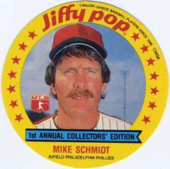 1986 Jiffy Pop Discs - Promos #NNO Mike Schmidt Front