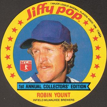 1986 Jiffy Pop Discs - Promos #NNO Robin Yount Front