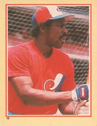 1984 Fleer Star Stickers #18 Andre Dawson Front