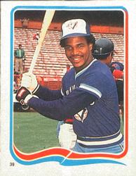1985 Fleer Star Stickers #39 George Bell Front