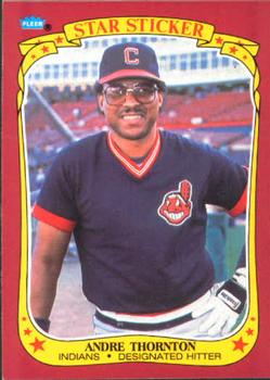 1986 Fleer Star Stickers #120 Andre Thornton Front