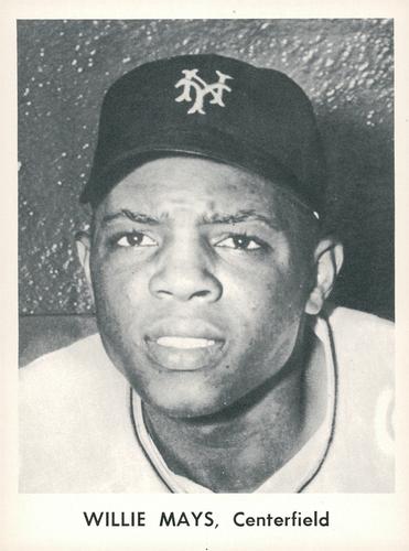 1956 Jay Publishing New York Giants Past & Present 10 #NNO Willie Mays Front