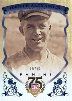 2014 Panini Hall of Fame 75th Year Anniversary - Blue Frame Blue #8 Grover Cleveland Alexander Front