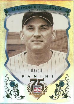 2014 Panini Hall of Fame 75th Year Anniversary - Blue Frame Green #59 Harmon Killebrew Front