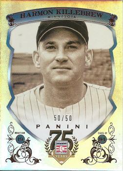 2014 Panini Hall of Fame 75th Year Anniversary - Blue Frame Red #59 Harmon Killebrew Front