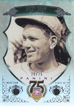 2014 Panini Hall of Fame 75th Year Anniversary - Base Green Frame #25 Dizzy Dean Front