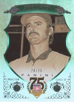 2014 Panini Hall of Fame 75th Year Anniversary - Base Green Frame #74 Steve Carlton Front