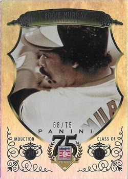 2014 Panini Hall of Fame 75th Year Anniversary - Base Green Frame #86 Eddie Murray Front