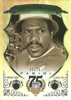 2014 Panini Hall of Fame 75th Year Anniversary - Base Green Frame #94 Andre Dawson Front
