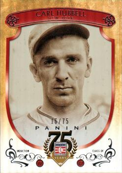 2014 Panini Hall of Fame 75th Year Anniversary - Base Red Frame #19 Carl Hubbell Front