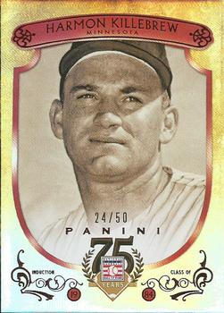 2014 Panini Hall of Fame 75th Year Anniversary - Red Frame Red #59 Harmon Killebrew Front