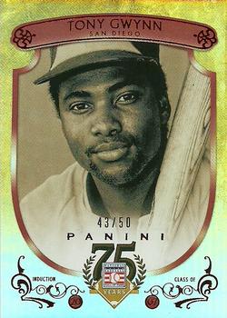 2014 Panini Hall of Fame 75th Year Anniversary - Red Frame Red #90 Tony Gwynn Front
