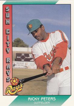 1991 Pacific Senior League #117 Ricky Peters Front