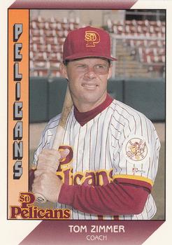 1991 Pacific Senior League #136 Tom Zimmer Front