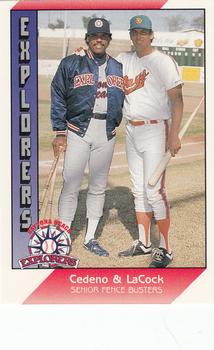 1991 Pacific Senior League #53 Cesar Cedeno / Pete LaCock Front