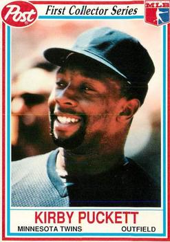 1990 Post Cereal #3 Kirby Puckett Front