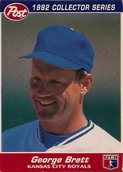 1992 Post Cereal #11 George Brett Front
