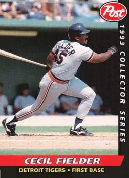 1993 Post Cereal #10 Cecil Fielder Front