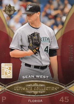 2009 Upper Deck Ultimate Collection #99 Sean West Front