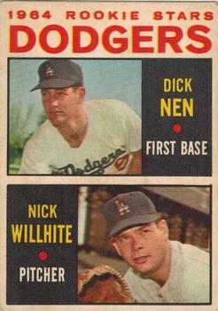 1964 Topps Venezuelan #14 Dodgers 1964 Rookie Stars (Dick Nen / Nick Willhite) Front