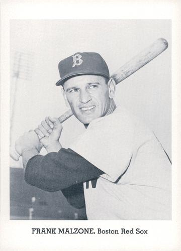 1963 Jay Publishing Boston Red Sox Set A #NNO Frank Malzone Front