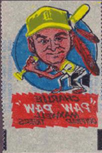 1961 Topps - Magic Rub-Offs #NNO Charlie Maxwell Front