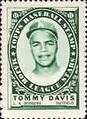 1961 Topps - Stamps #NNO Tommy Davis Front