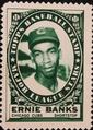 1961 Topps - Stamps #NNO Ernie Banks Front