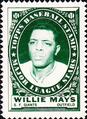 1961 Topps - Stamps #NNO Willie Mays Front