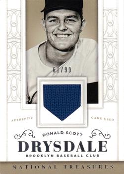 2014 Panini National Treasures #53 Don Drysdale Front