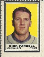 1962 Topps - Stamps #NNO Dick Farrell Front