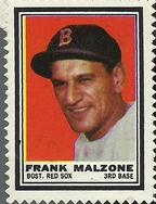 1962 Topps - Stamps #NNO Frank Malzone Front
