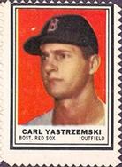 1962 Topps - Stamps #NNO Carl Yastrzemski Front