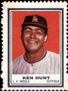 1962 Topps - Stamps #NNO Ken L. Hunt Front