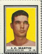 1962 Topps - Stamps #NNO J.C. Martin Front