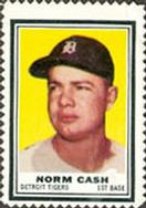 1962 Topps - Stamps #NNO Norm Cash Front
