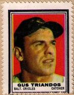 1962 Topps - Stamps #NNO Gus Triandos Front
