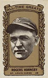 1963 Bazooka All-Time Greats - Silver #32 Rogers Hornsby Front