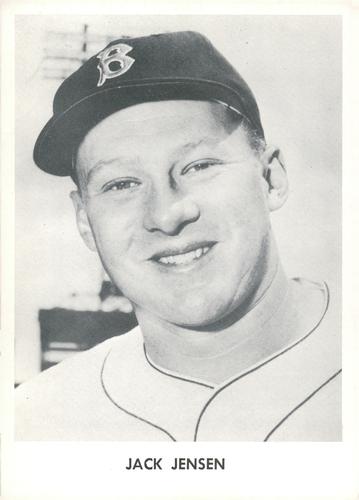 1958 Jay Publishing Boston Red Sox Set A #NNO Jack Jensen Front