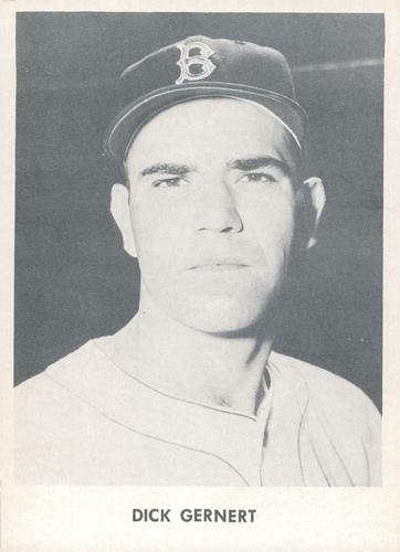 1958 Jay Publishing Boston Red Sox Set C #NNO Dick Gernert Front