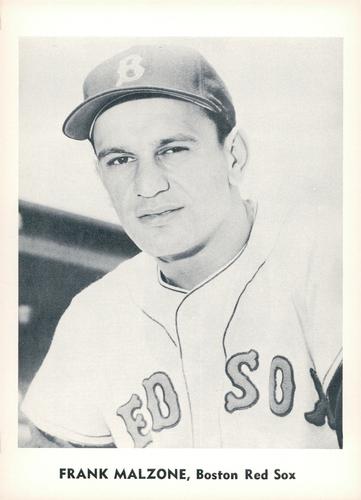 1960 Jay Publishing Boston Red Sox Set A #NNO Frank Malzone Front