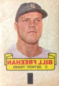 1966 Topps - Rub-Offs #NNO Bill Freehan Front