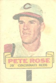 1966 Topps - Rub-Offs #NNO Pete Rose Back
