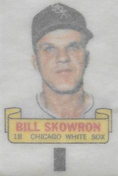 1966 Topps - Rub-Offs #NNO Bill Skowron Back