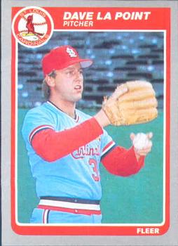 1985 Fleer #233 Dave LaPoint Front