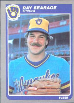 1985 Fleer #595 Ray Searage Front