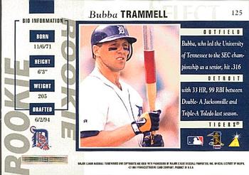 1997 Select #125 Bubba Trammell Back