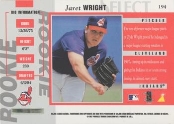 1997 Select #194 Jaret Wright Back