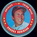 1971 Topps - Coins #114 Brooks Robinson Front